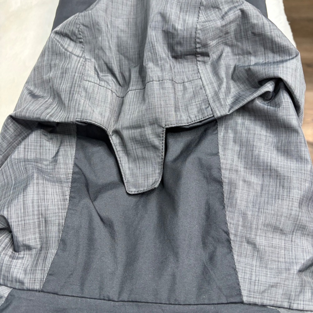 Columbia Omni-Tech Hooded Waterproof Jacket Black Grey Mens Large Utility Tech - Picture 14 of 16